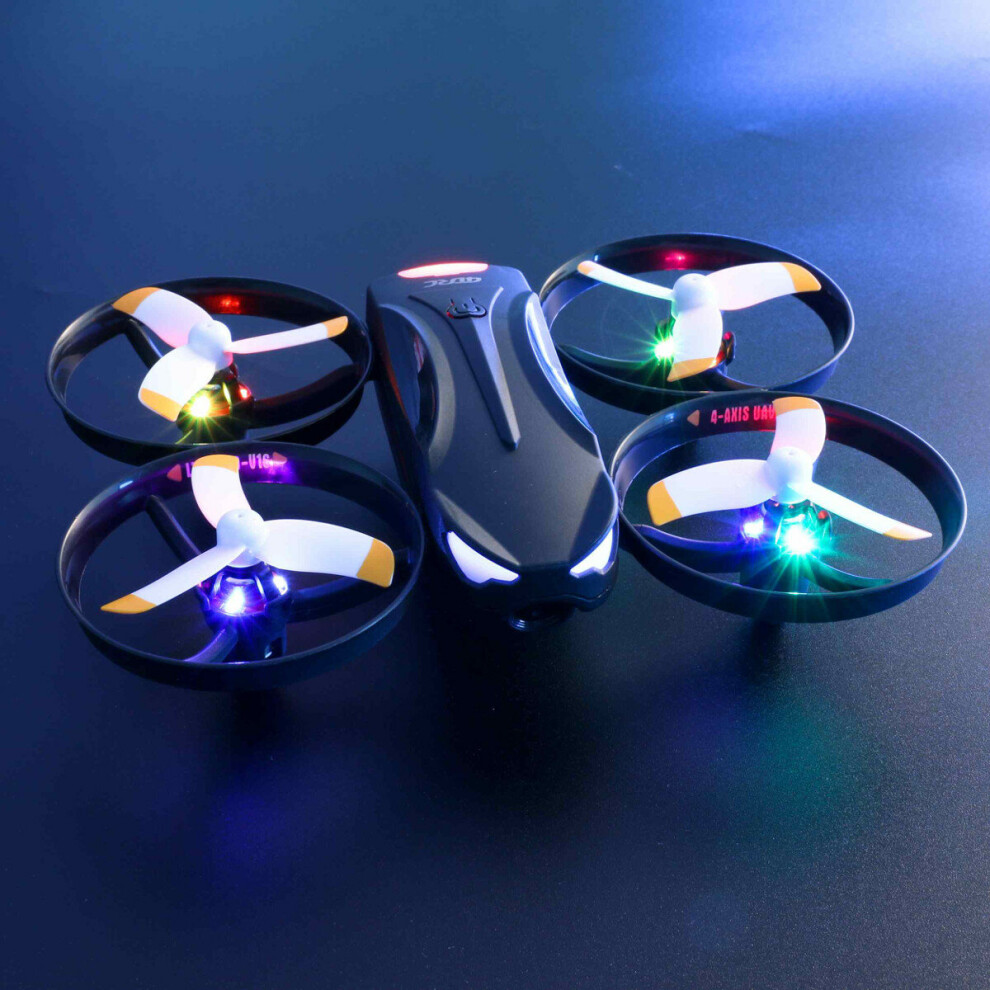 4Drc V16 Wifi Fpv With 6K Hd 50X Zoom Dual Camera 20Mins Flight Time Altitude Hold Mode Led Colorful Rc Drone Quadcopter Rtf 6900961283907