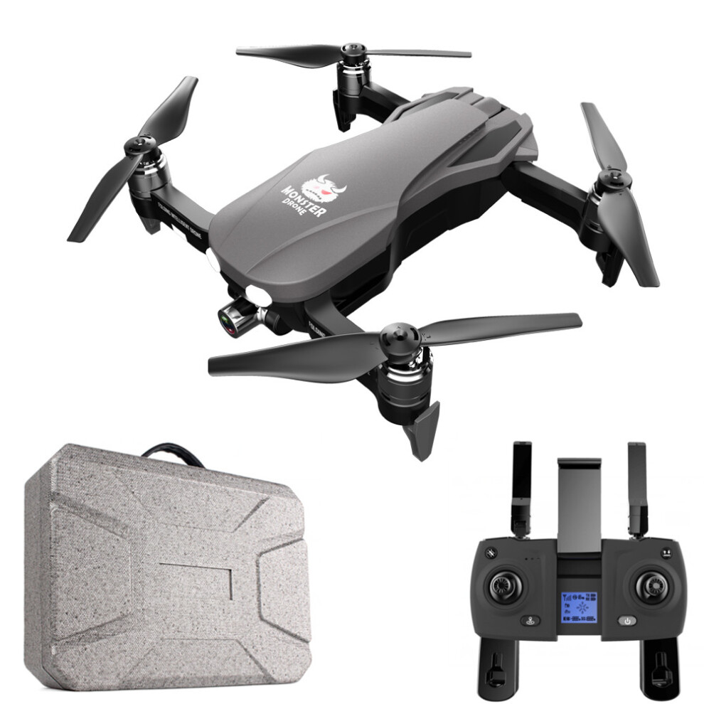 Fq777 F8 Gps 5G Wifi Fpv W/ 4K Hd Camera 2-Axis Gimbal Brushless Foldable Rc Drone Quadcopter Rtf Black/Silver 620676212028
