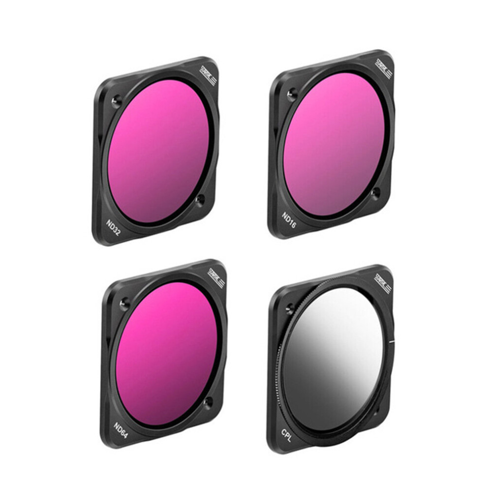 Startrc Hd Cpl/Nd16/Nd32/Nd64 Camera Lens Filter Combo For Dji Action 2 Sport Camera 6900930986006
