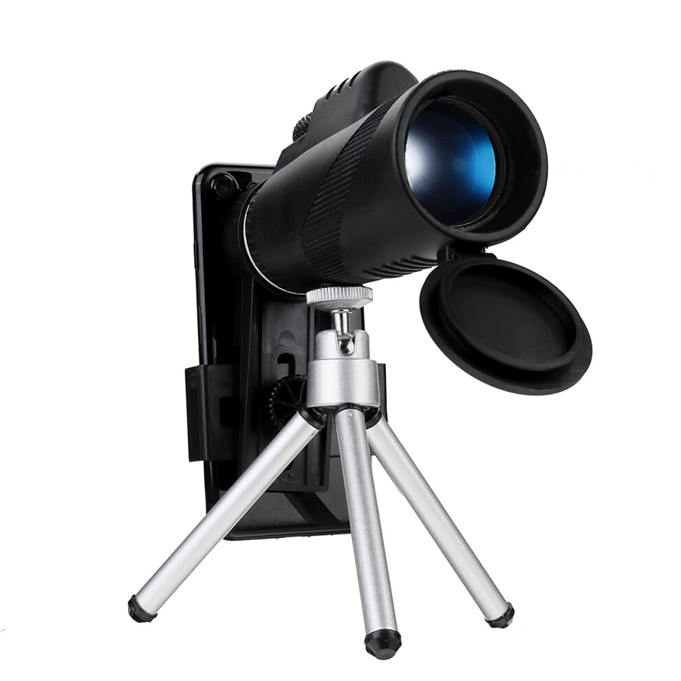Ipree 40X60 Monocular Hd Optic Day Night Vision Telescope With Phone Clip Tripod Outdoor Camping Travel 6906138339712