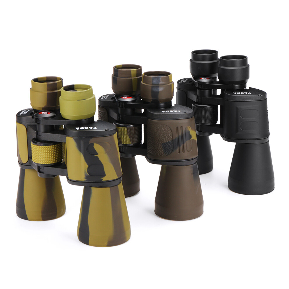 20X50 Hd Bak-4 Telescope Fmc Multilayer Film Binocular Optical Lens Low Night Vision Waterproof Travel Telescope Blue/Light 6900063390763