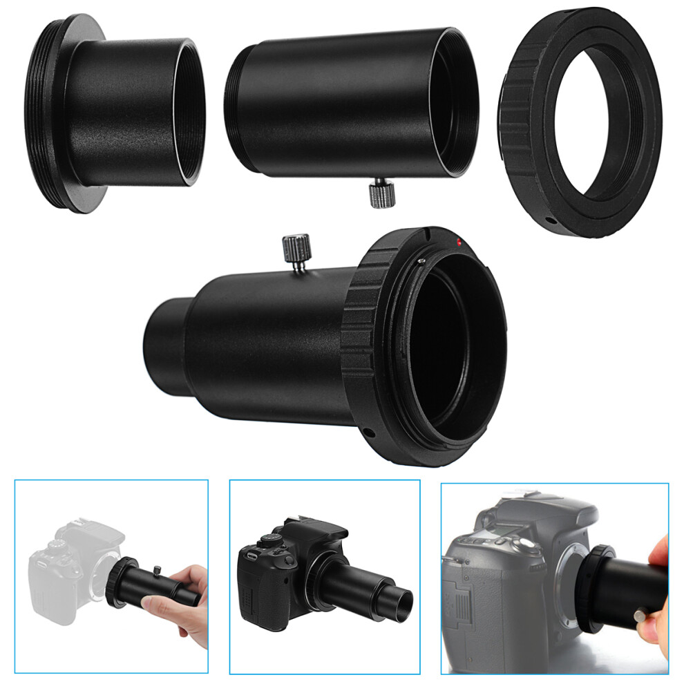 1.25Inch Extension Tube And Astronomical Telescope Mount Adapter For Canon Camera Black 7386727455778