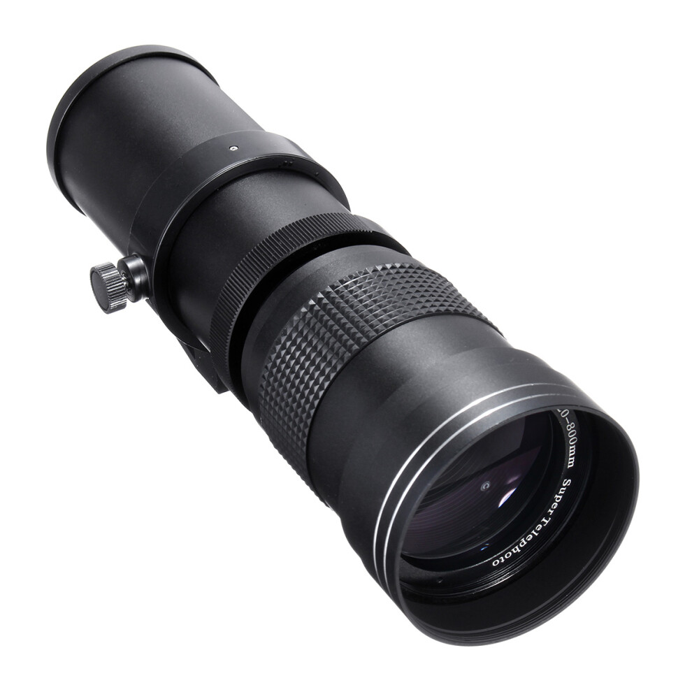 Ipree 420-800Mm F/8.3-16 Super Telephoto Lens Manual Zoom Lens + T-Mount For Canon For Nikon For Sony For Pentax Slr Dslr Camera 6900043634832