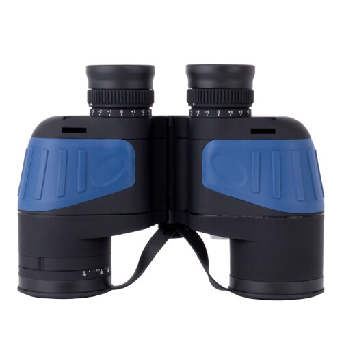 LUXUN 10X50 Waterproof Telescope HD Compass Ranging Boculars Outdoor Tourism Powerful Binoculars Blue 1