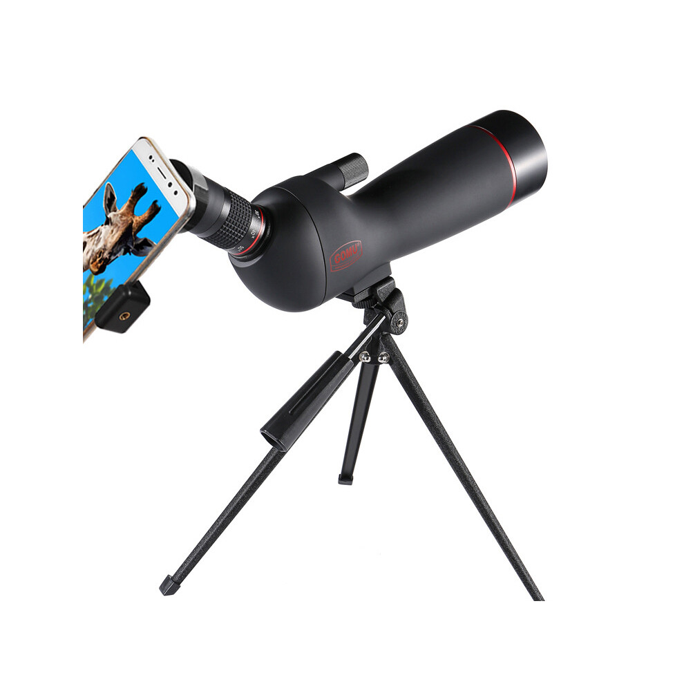 Gomu 20-60X60 Hd Zoom Precision Spotting Scope Telescope With Tripod Mobile Phone Monocular For Bird Watching Travel 602716051736