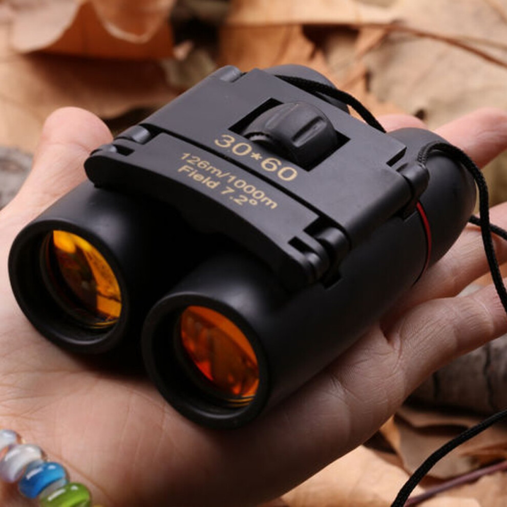 Day And Night Vision 30 X 60 Zoom Mini Compact Foldable Binocular For Hiking Hunting Telescopes Blue/Red 190268935418
