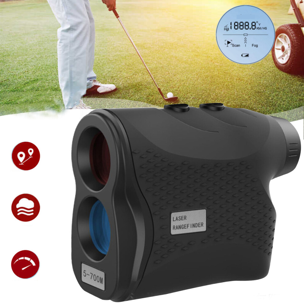 700M Digital Laser Rangefinder Hunting Distance Meter Golf Range Finder For Golf Sport Hunting Survey Black 6906143194689