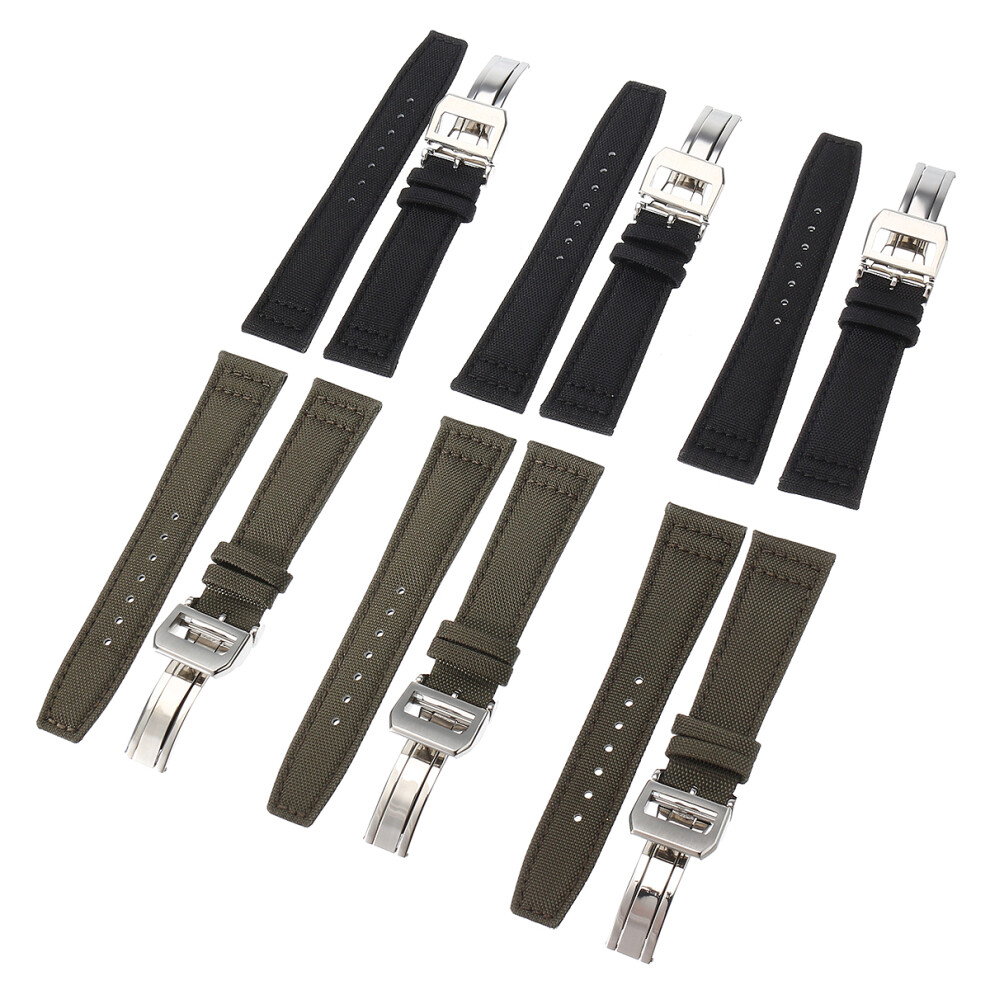 20Mm 21Mm 22Mm Nylon Calf Leather Wristband Watch Band Smart Watch Strap Replacement Not,Specified 6900025892250
