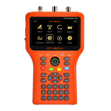 GTMEDIA V8 Finder Pro Satellite Signal Finder DVB S2X S2 S T2 T C ATSC C H.265 Support Youtube Auto Calculate Angle of AZ EL VCM ACM