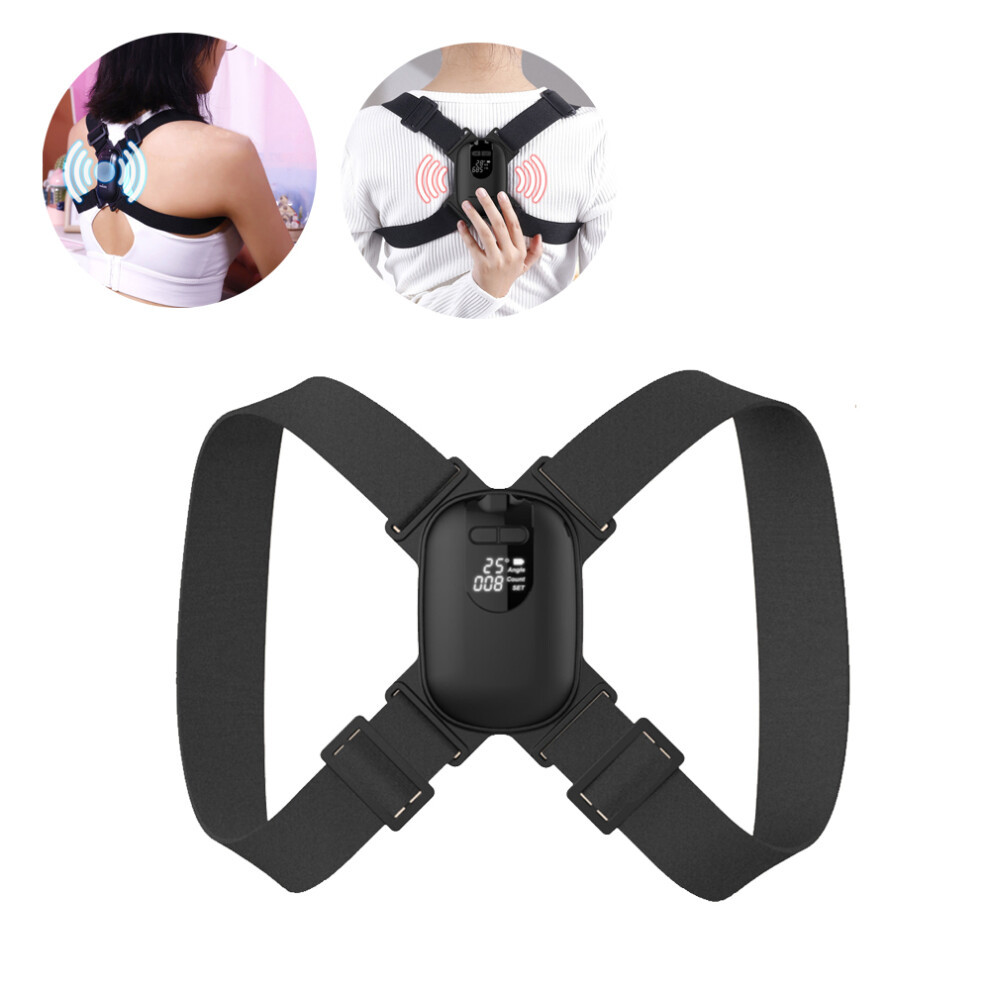 KALOAD Smart Back Posture Corrector Adjustable Intelligent Brace Support Belt Shoulder Training Belt Correction Spine Back Support