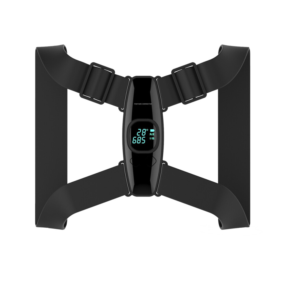 IPRee LCD Screen Posture Corrector Adjustable Smart Reminder Posture Brace Hunchback Correction Back Corrector Support Belt