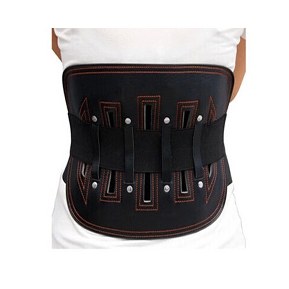 Lumbar Belt Support with 4 Steel Plate Decompression Lumbar Spine Fixed Belt Breathable Posture Correction