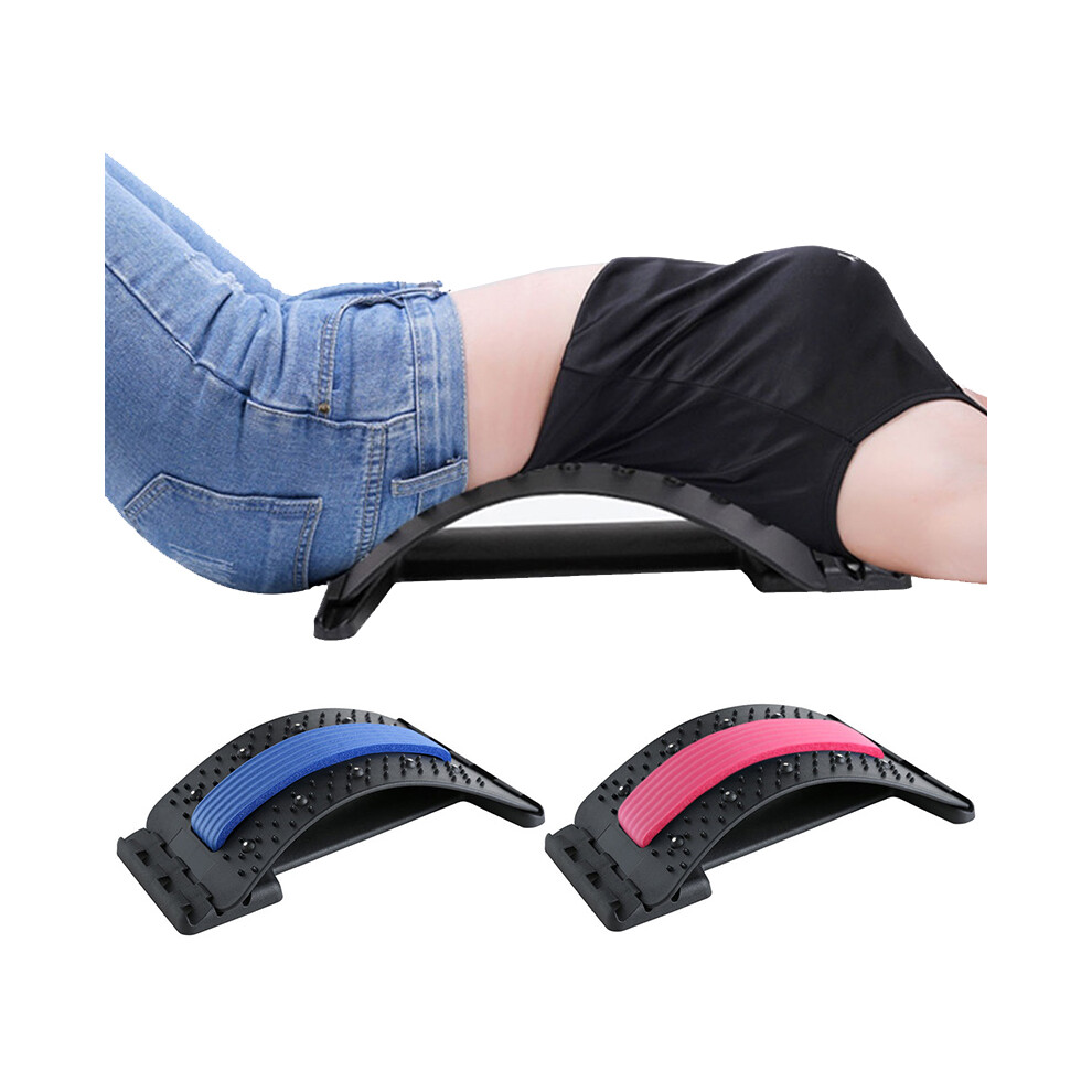Height Adjustable Magic Back Stretcher Lumbar Pain Acupuncture Back Massager Posture Relief Spine Corrector Tensioner Orthosis
