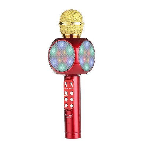 WS-1816 Wireless bluetooth Multifunctional Karaoke Microphone Mic With LED Light 1