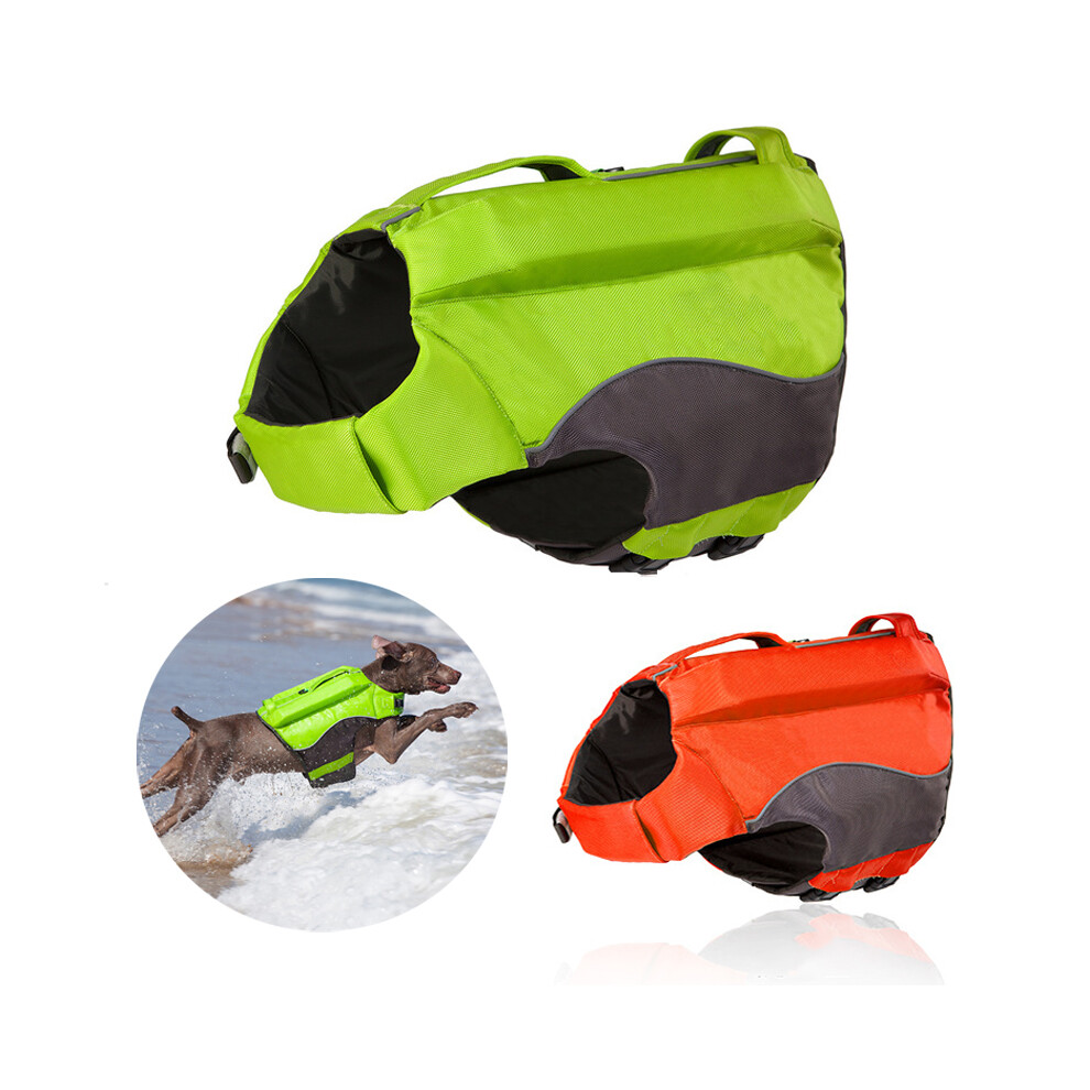 Pet Dog Life Vest with Reflective Strip Safety Pet Life Jacket Dogs Swimwear For Full-Size Dogs