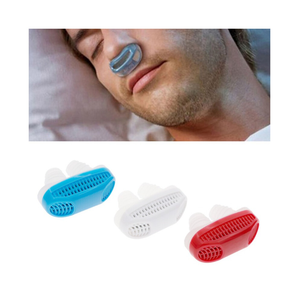 Anti Snore Device Ventilation Breathing Nose Silicone Clip Nose Breathing Apparatus Portable Travel Sleeping Snoring Stop Device