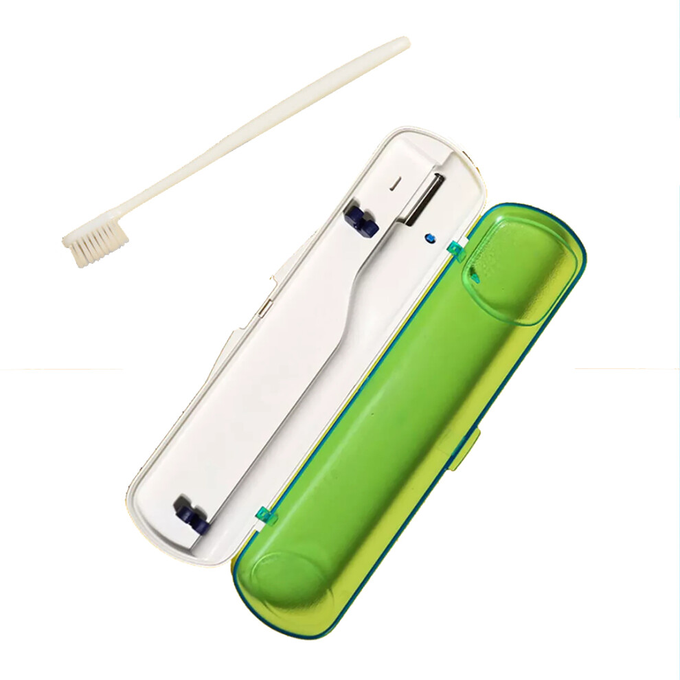 [From Xiaomi Youpin] Outdoor Travel Portable Toothbrush Disinfection Case Storage Box UV Toothbrush Sterilizer Oral Hygiene Home Clean