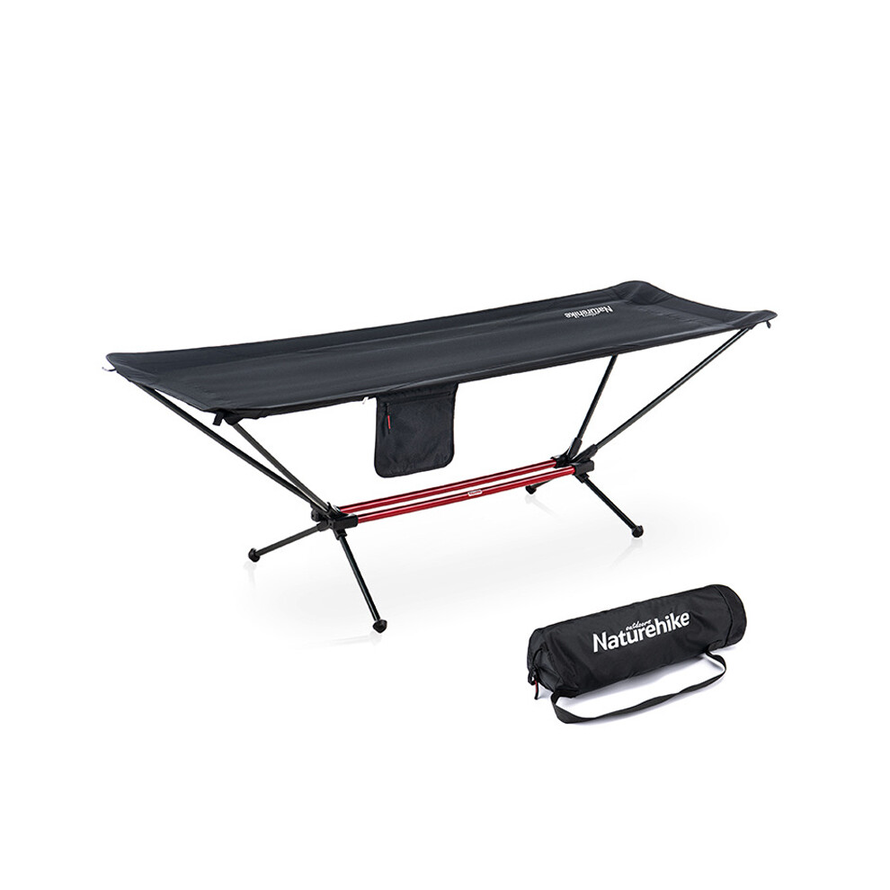 NATUREHIKE Outdoor Folding Hammock 300D Elastic Silk Cloth Bearing Weight 120KG Camping Bed Aluminium Alloy For Travel Hiking