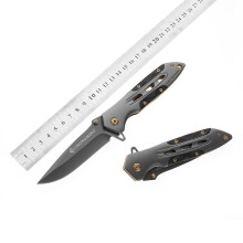 CHONGMING CM84 198mm Titanium Plating EDC Folding Blade Outdoor Emergency Survival Tools Kit Paper Cutter