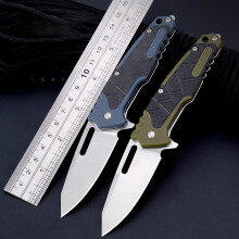 SANRENMU Multi Folding Knife Blade 58 HRC Pocket Knife Outdoor Camping Hunting EDC Survival Tools