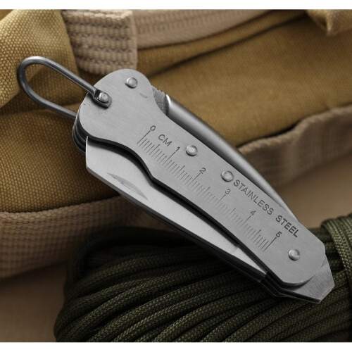KSHIELD 7-in-1 Multi-function Camping Knife Stainless Steel EDC Tools Saw Knife Bottle Opener Pocket Multi-tool 2