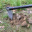 LAOTIE Portable Foldable Multi-function Tri-fold Shovel Outdoor Survival Tool Camping Shovel 6
