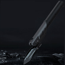 NEXTOOL Aluminum Alloy Tube folding Shovel Camping Knife Built-in Knife Saw Rotatable Nylon Hand Rope For Outdoor Garden Camping