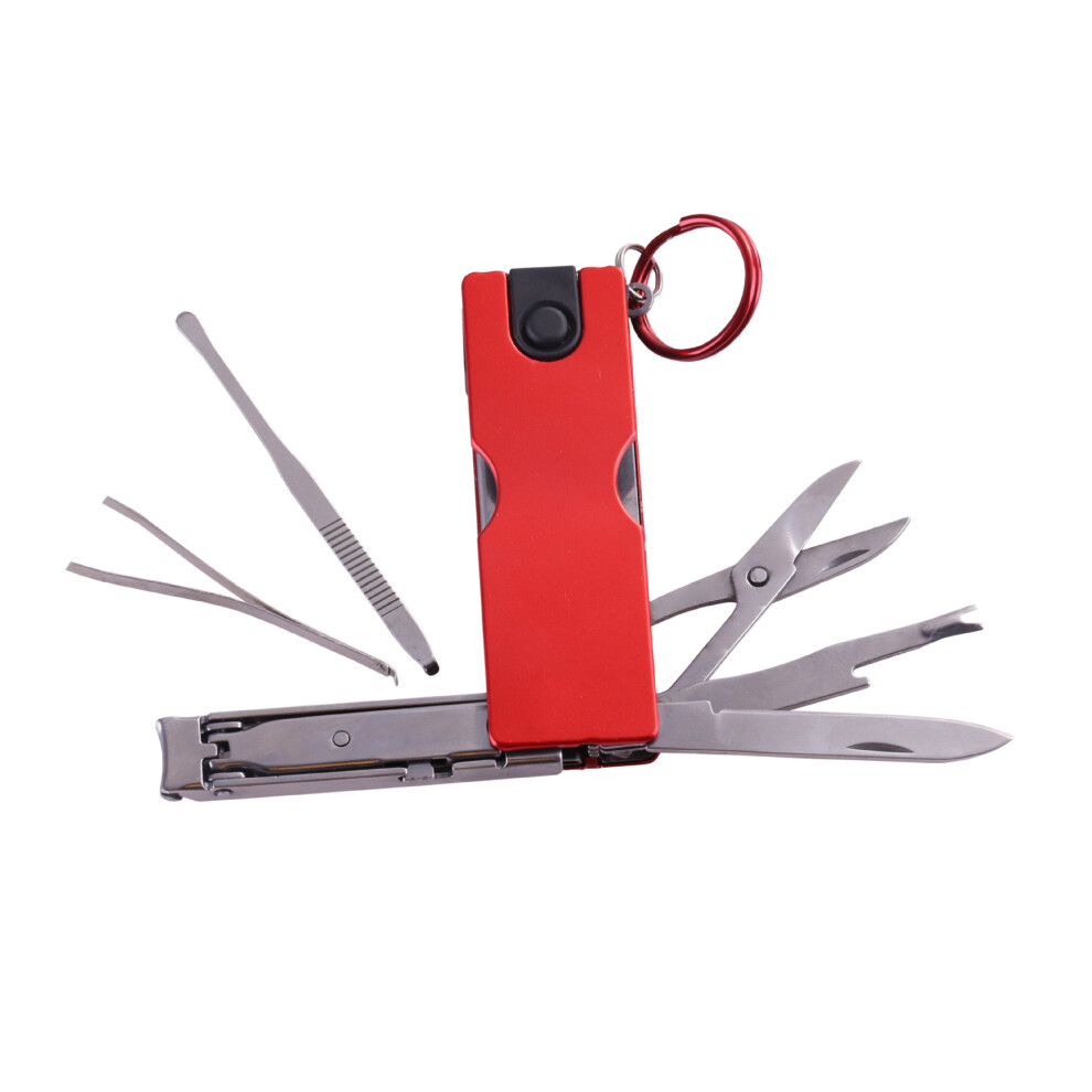 Light Laotie Folding Nail Clippers Scissors Outdoor Portable Multifunctional Tools Beauty Tool With Led And Key Ring