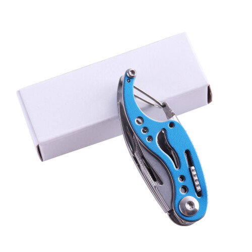 Mini Folding Multi-function EDC Knife Outdoor Combination Knife Carry Key Ring Knife Pocket Multi-purpose Scissors Tool 1