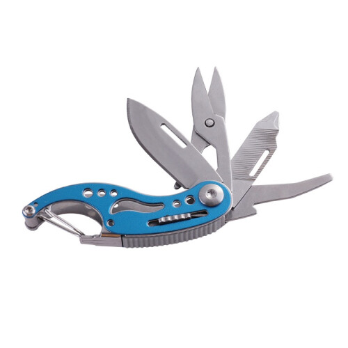 Mini Folding Multi-function EDC Knife Outdoor Combination Knife Carry Key Ring Knife Pocket Multi-purpose Scissors Tool