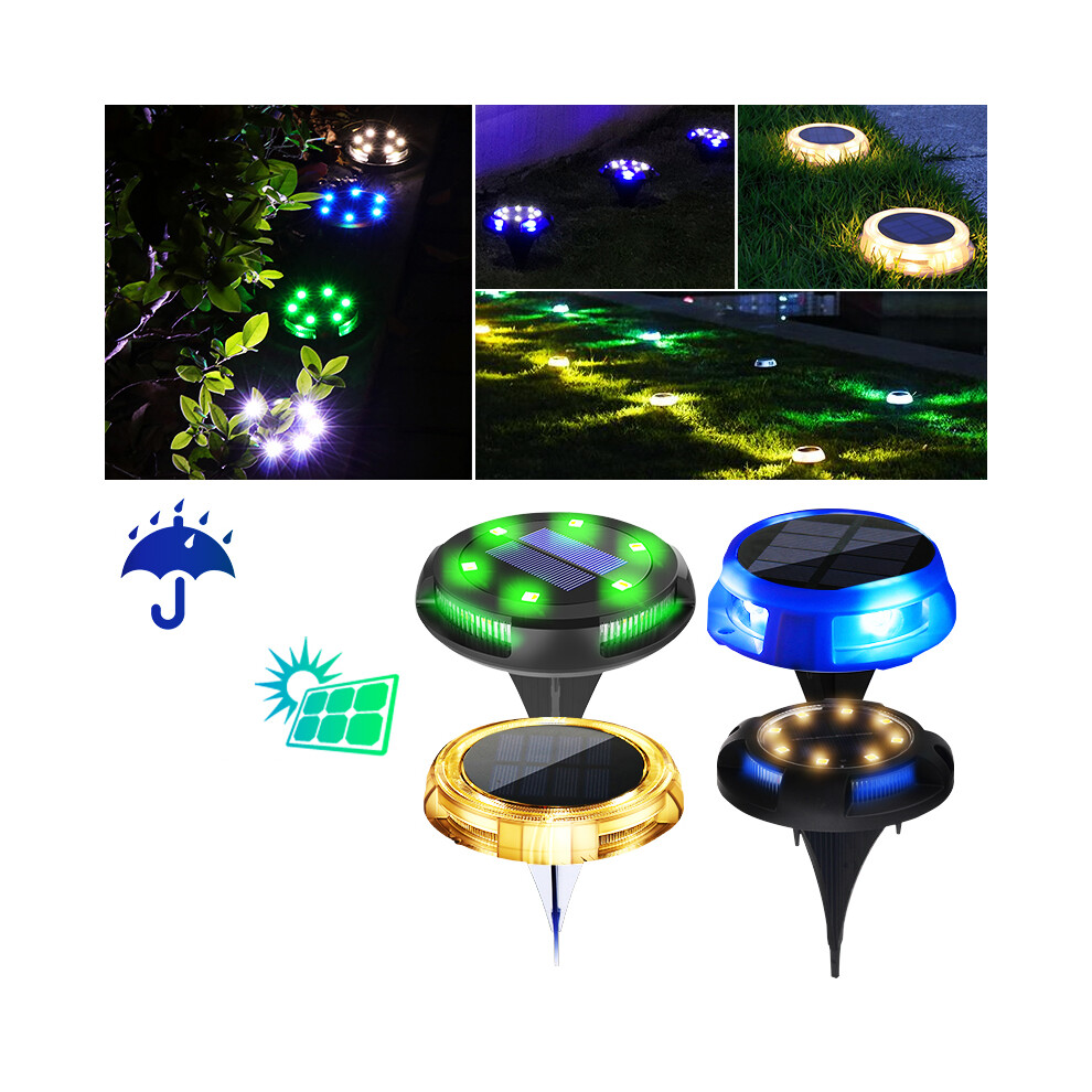 12 LED Solar Ground Light Floor Decking Night Lamp IP65 Waterproof Outdoor Garden Lawn Path Lamp