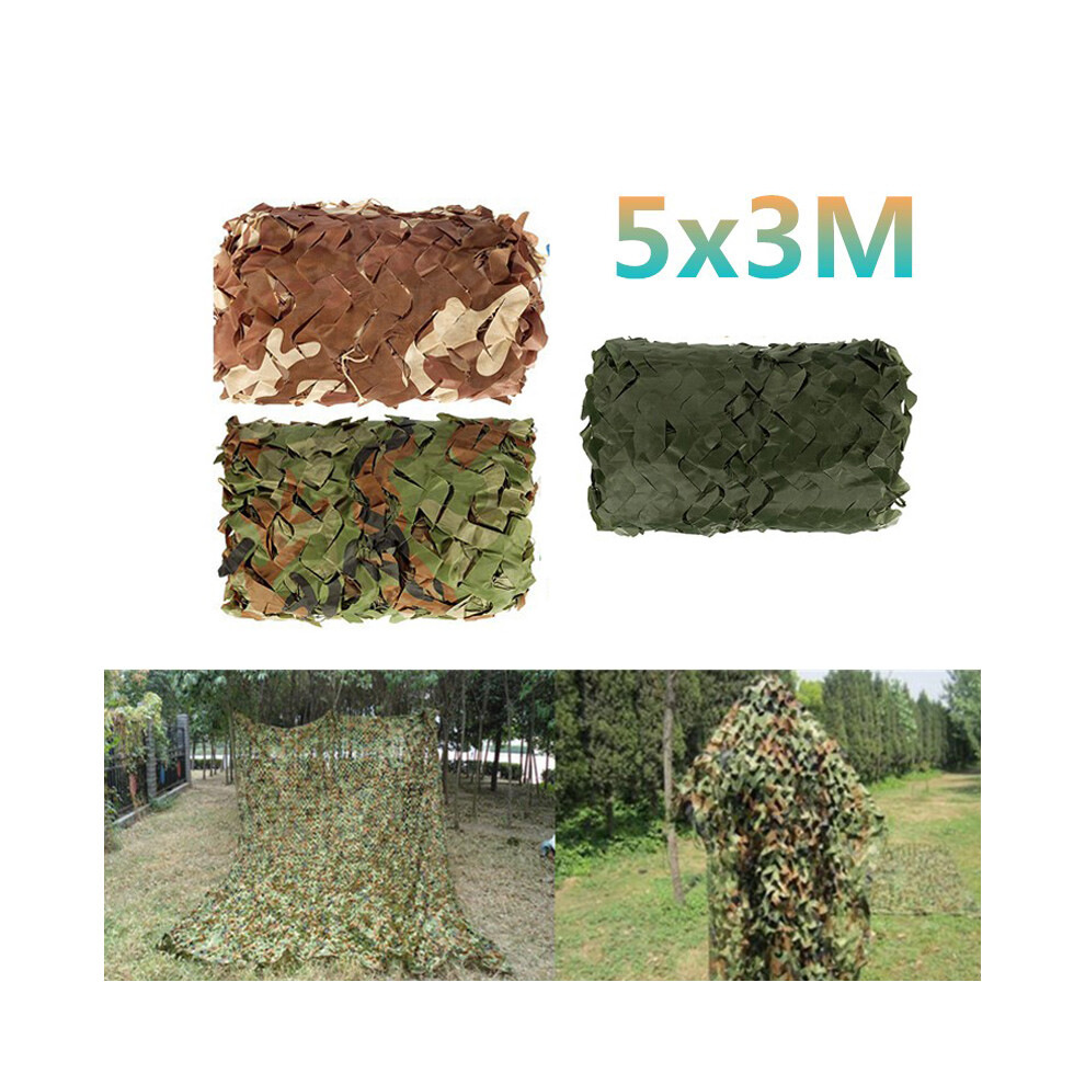 5X3m Car Cover Military Camouflage Net Hunting Woodland Army Training Camo Netting Car Tent Shade Camping Sunshade Net Yellow 654936491533