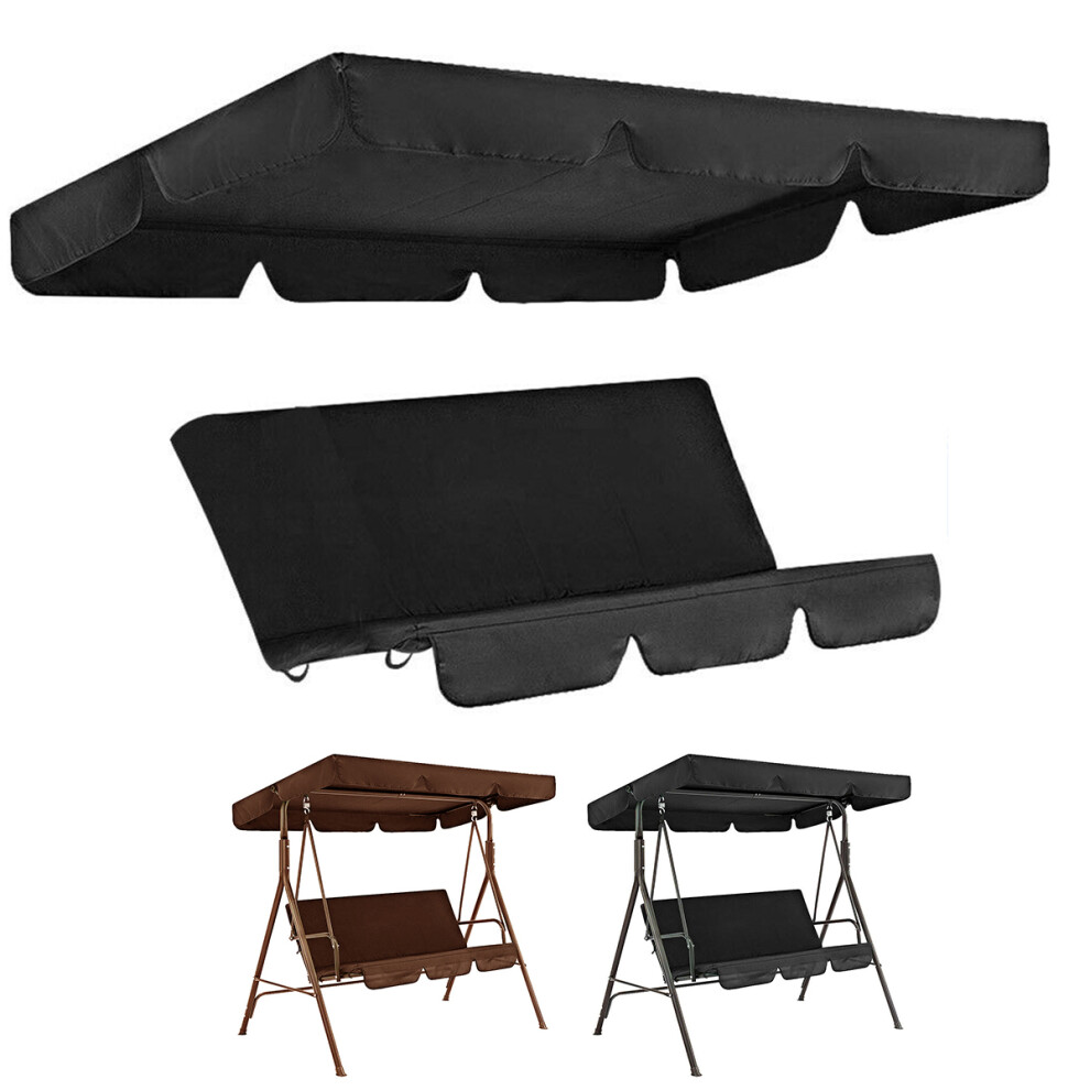 3 Seater Waterproof Garden Swing Chair Canopy Replacement Spare Outdoor Seat Protector Cover