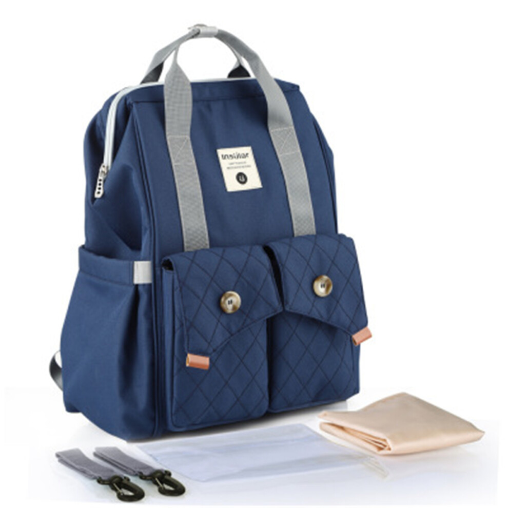 20L Polyester Waterproof Baby Diaper Bag Portable Mummy Bag Travel Storage Bag Handbag Black/Blue/Grey