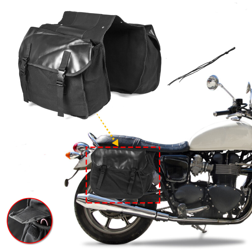Bikight 26L Large Capacity Motorcycle Luggage Saddlebags Multi-Function Travel Cycling Bike Side Storage Bags Black 6906141381487