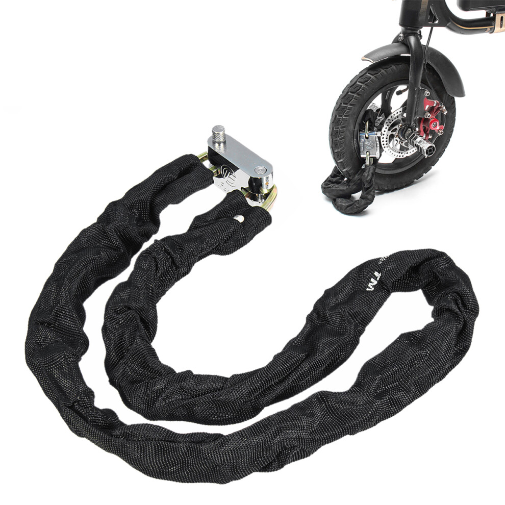 Bikight 1.8M Metal Chain Lock Outdoor Motorbike Bicycle Scooter Padlock Cycling E-Bike Lock 3796737053408