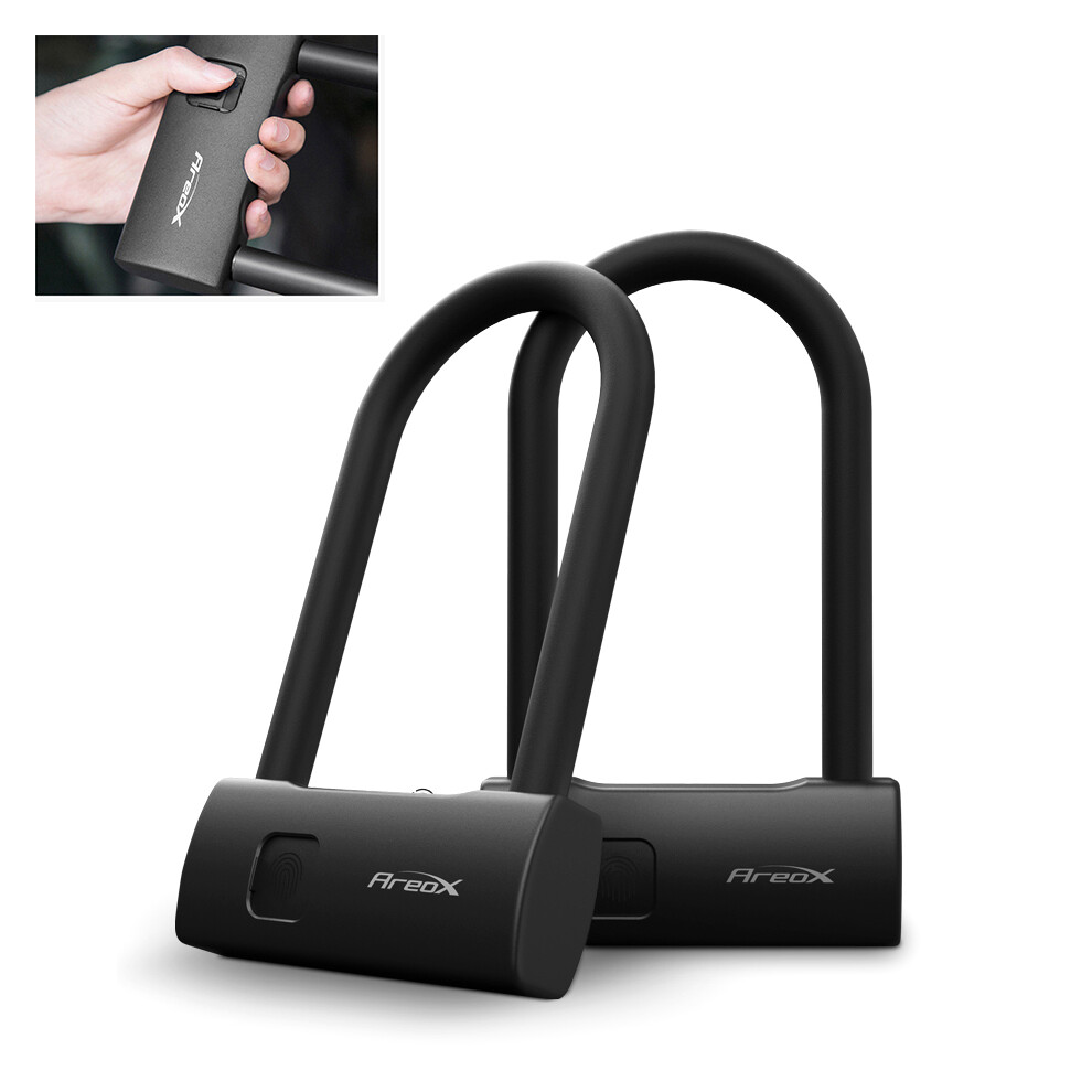 Xiaomi AreoX U8 Smart Fingerprint U-lock Anti-theft Bike Bicycle Cycling Motorcycle Lock USB-image-OPC-PBZ8PY7-NEW
