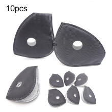 10Pcs PM2.5 Activated Carbon Mask Filter Pads Anti-Dust Protection Masks Mat Bicycle Cycling Pads