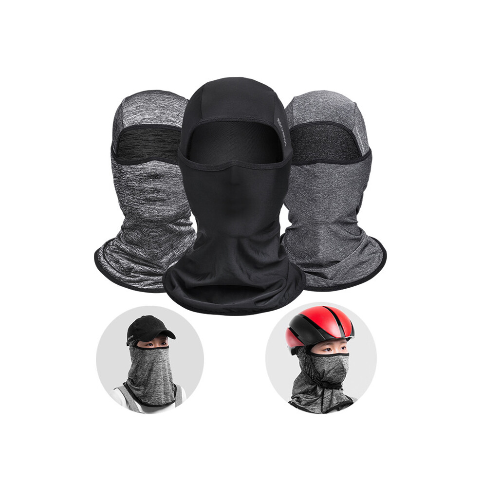 Rockbros Cycling Face Mask Breathable Elastic Anti-Sweat Uv-Proof Ice Fabric Scarf Bicycle Cycling Head Scarves 6900067819635