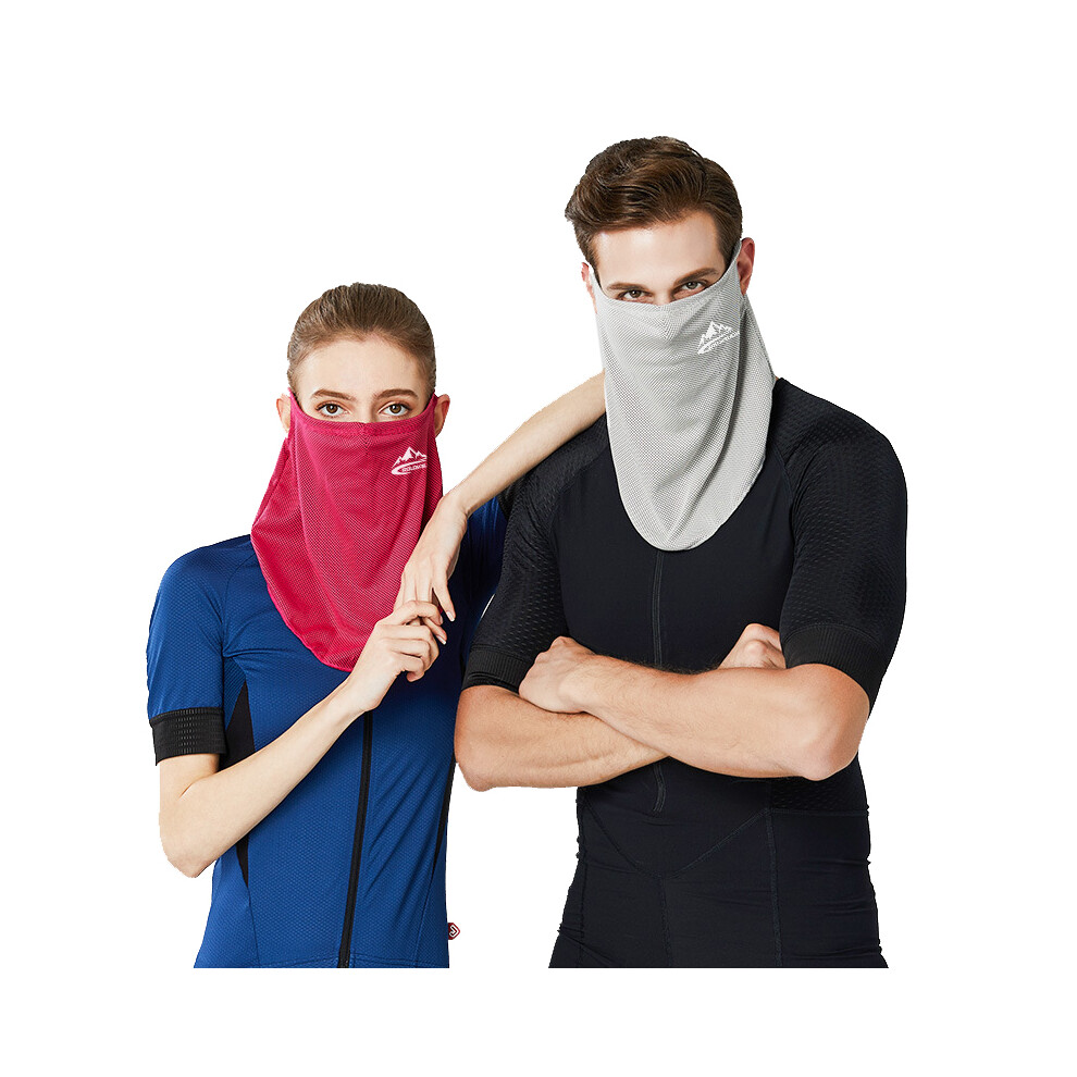 Ice Silk Breathable Uv-Proof Full Face Mask Neck Gaiter Sunscreen Scarf With Ear Hooks For Summer Outdoor Sport Cycling Motorcycle Fishing 6900068764910