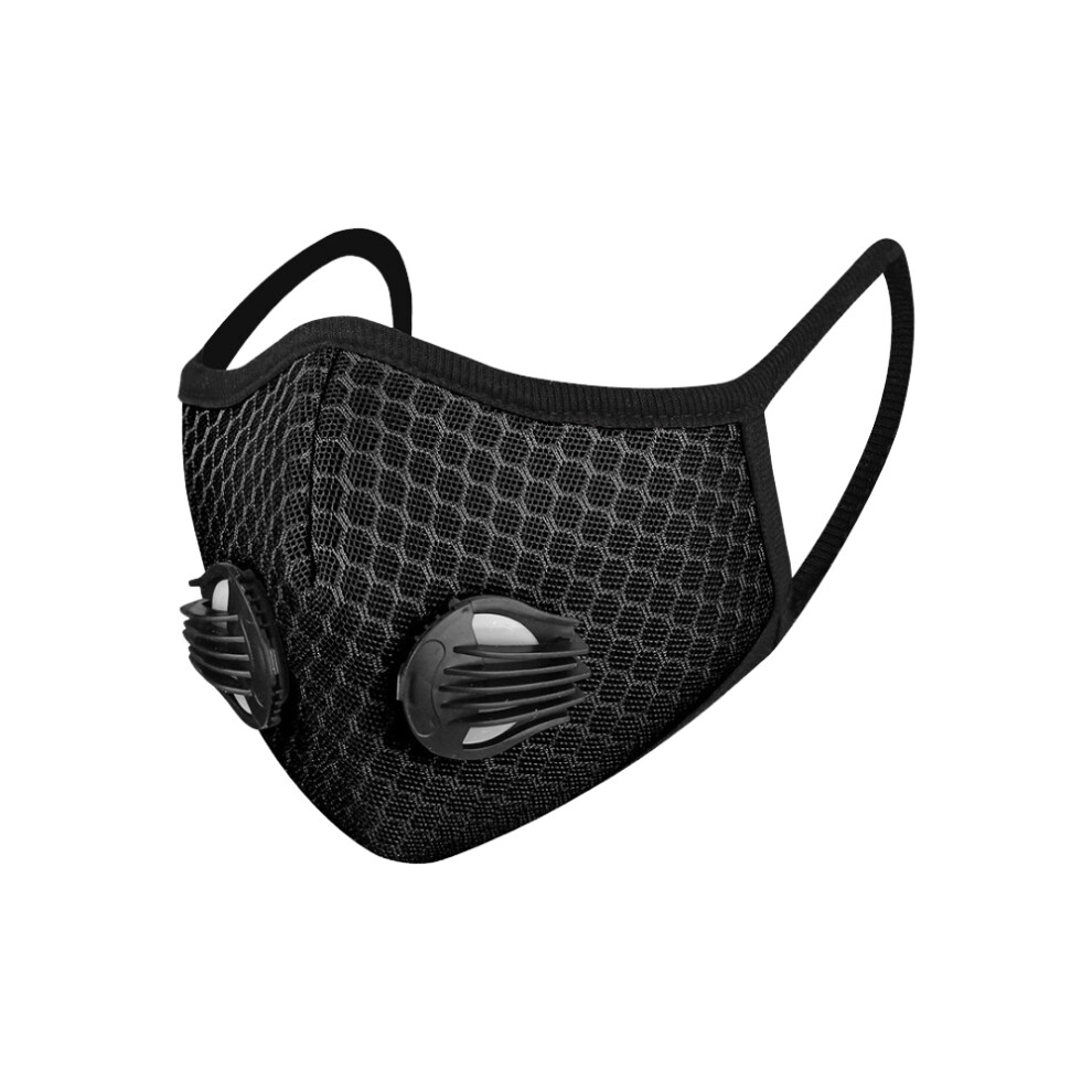 3D Breathable Face Mask Reusable Activated Carbon Mask Windproof Dustproof Cycling Protective With 2 Filters 6083154329153