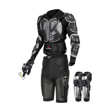 Wosawe Motorcycle Body Armor Suit Motorcycle Jacket+Hip Protector+Gloves+Knee Pads Cycling Clothing