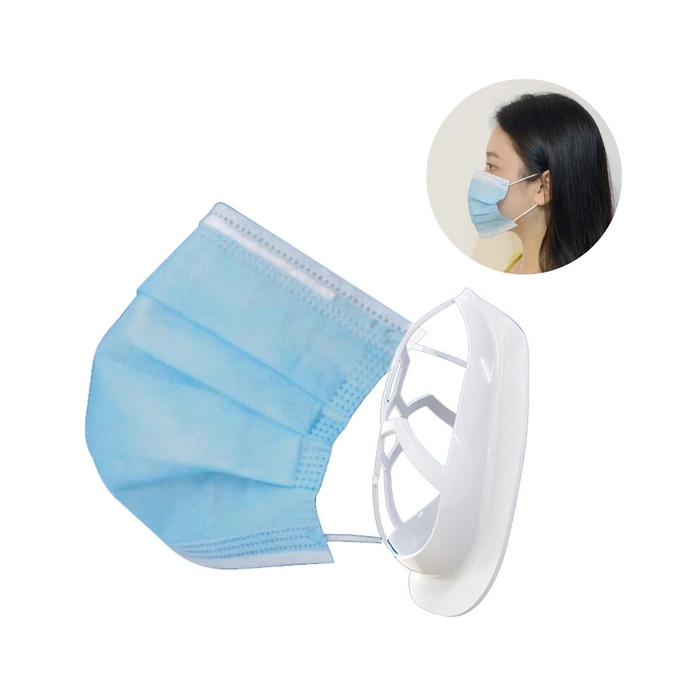 Bikight 5Pcs Mask Inner Support Frame 3D Bracket More Space For Breathing Washable Mouth Mask Holder Face Mask Bracket 700306768313