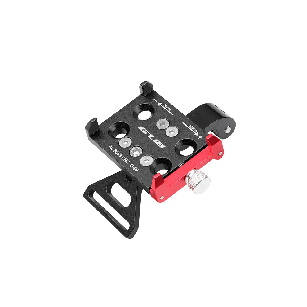 Gub G-99 Phone Camera Flashlight Holder For Iphone Xiaomi Motorcycle E-Bike Bike Bicycle Cycling Black/Red 6900370225949