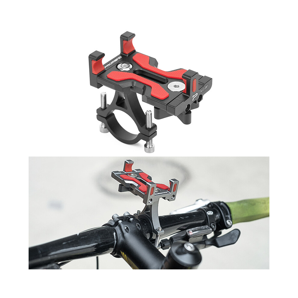 Promend Phone Holder Stand Mount Cnc Xiaomi Electric Scooter Motorcycle E-Bike Bike Bicycle Cycling Black 6906136373695
