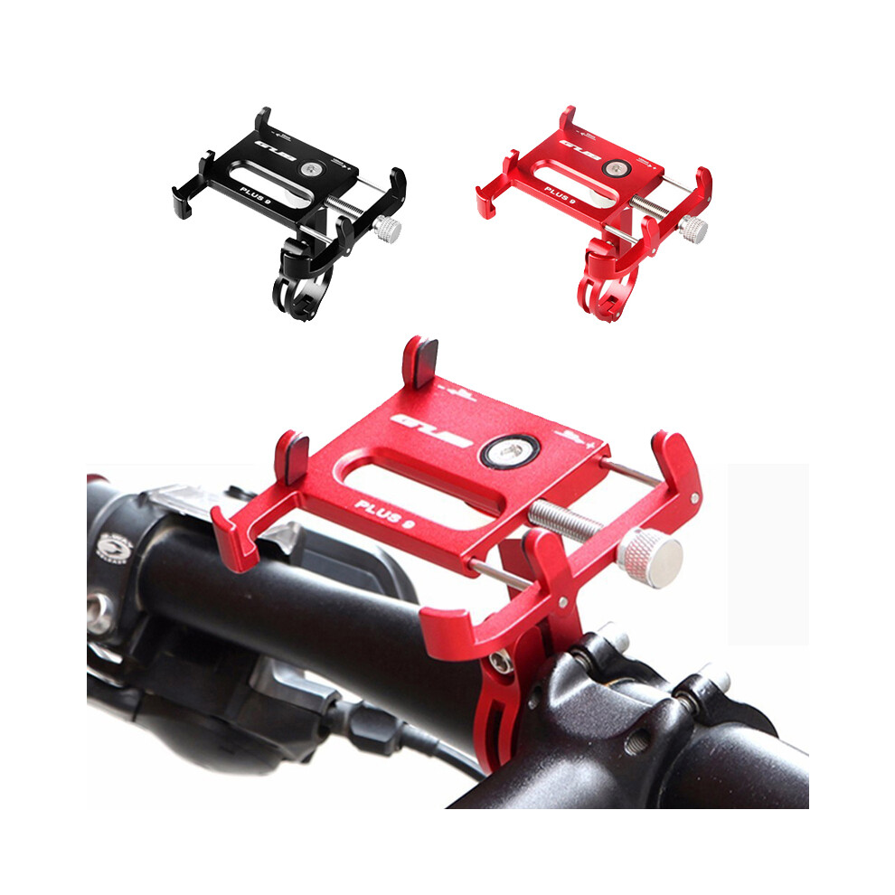 Gub Plus 9 Bike Handle Mount Phone Holder Stand For 3.5-6.2 Inch Smartphone Motorcycle Handlebar Black/Red 791318827716