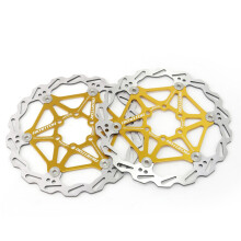 BIKIGHT 160mm/180mm/203mm Stainless Steel Rotor Mountain Bike Brake Rotor Bike Components Floating Rotor MTB Disc Brake Pad