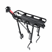 MTB Universal Bike Rear Luggage Carrier Aluminum Alloy Bicycle Luggage Rack Max Load 90kg