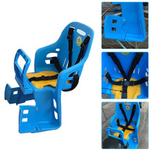 BIKIGHT Bike Child Seat Comfortable Safety Kids Bicycle Front Rear Saddle Max Load 30kg for 8-72 Month
