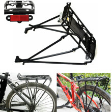 Bicycle Cargo Rack Aluminum Alloy Rear Back Seat Bike Mount Carrier Luggage Protect Pannier Max Load 25kg